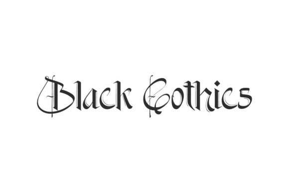 Black Gothics Font for Bold Web Headers