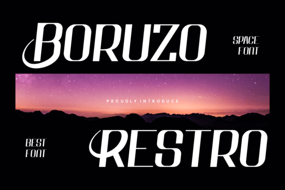 Boruzo Restro: Bold Display Font Review & Download