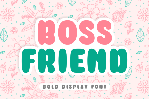 Boss Friend Typeface for Bold Editorial Headers