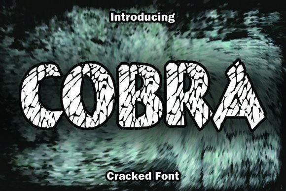 Cobra: The Rough Display Font for Bold Branding