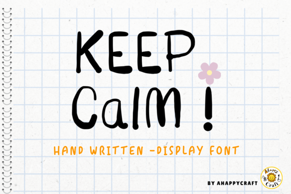 Cute Inky Font for Handmade Makers