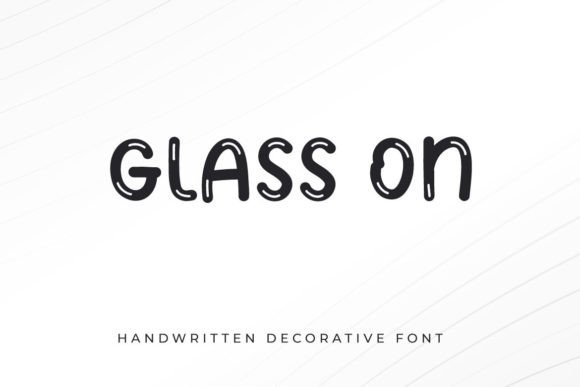 Designing with Glass On: A Playful Display Font for Web