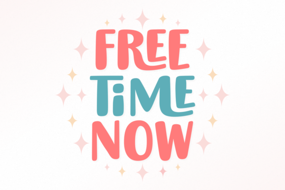 Free Time Now Typeface for Web Design