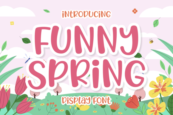Funny Spring: The Cute Display Font for Bold Visuals