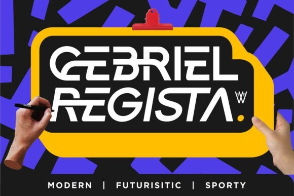 Gebriel Regista: The Bold Serif Font for Crafters