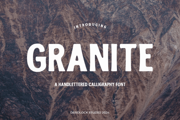 Granite: A Vintage Display Font for Crafters