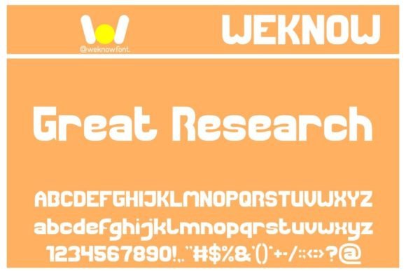 Great Research Font for Modern Web Layouts