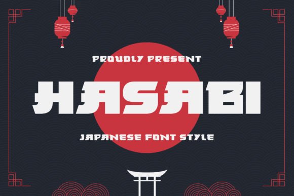 Hasabi: The Japanese Calligraphy Display Font for Crafters