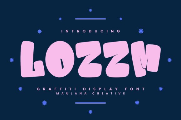 Lozzm Graffiti Display Font for Bold Marketing