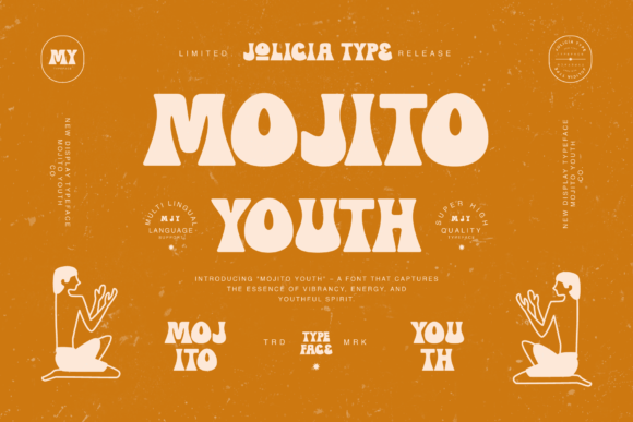 Mojito Youth Font for Vintage Branding