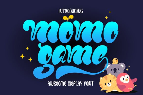 Momo Game Typeface for Playful Branding