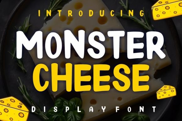 Monster Cheese Typeface for Casual Branding