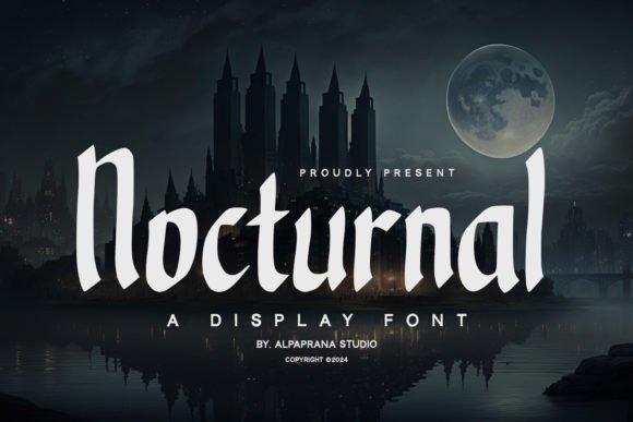 Nocturnal Display Font for Modern Campaigns