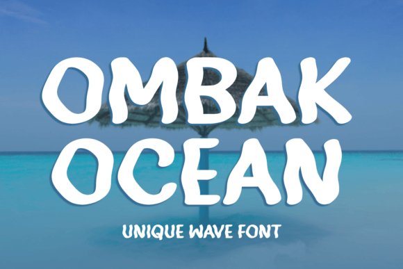 Ombak Ocean: A Fluid Display Font for Modern Branding