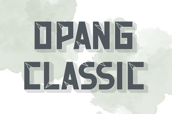 Opang Classic: The Bold Display Font for Marketers