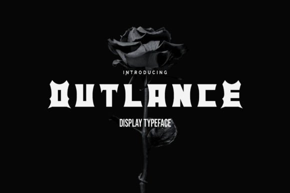 Outlance: A Bold Display Font for Editorial Design