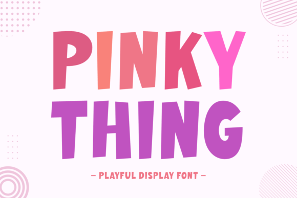 Pinky Thing Font for Bold Business Branding
