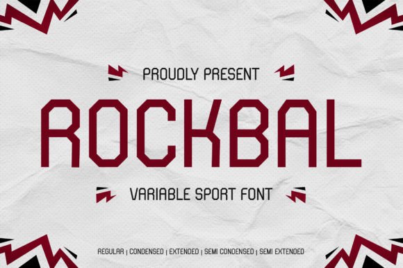 Rockbal: A Dynamic Display Font for Sports Branding