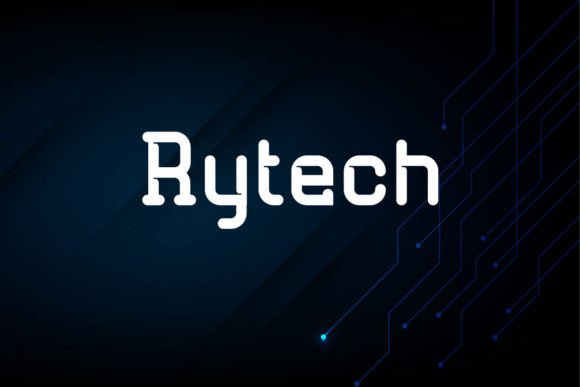 Rytech: A Modern Display Font for Digital Brands