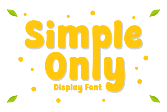 Simple Only: The Display Font for Modern Editorial Design