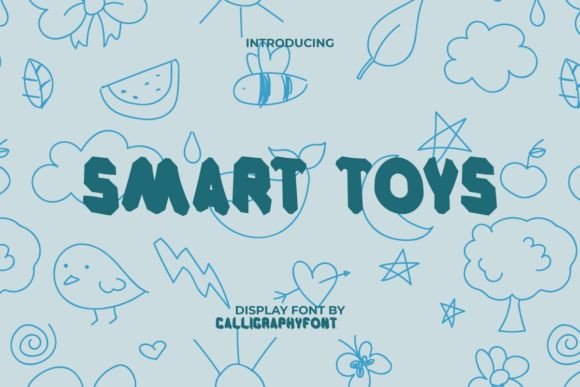 Smart Toys Typeface: A Bold Display Font for Campaigns