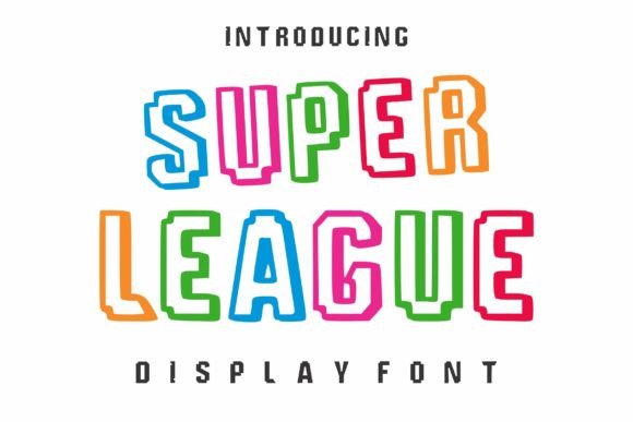 Super League: A Bold Display Font for Modern Web Design
