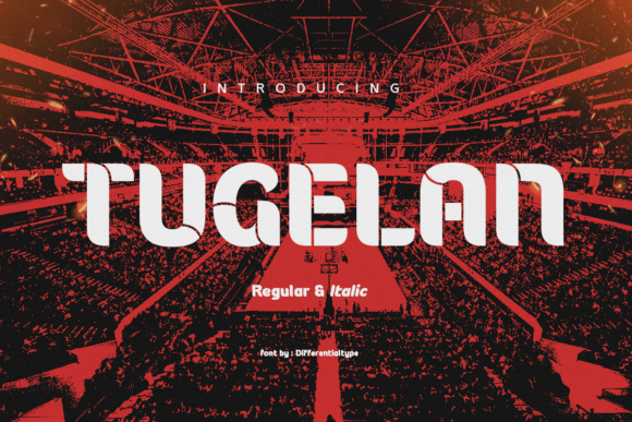 Tugelan: A Futuristic Display Font for Modern Brands