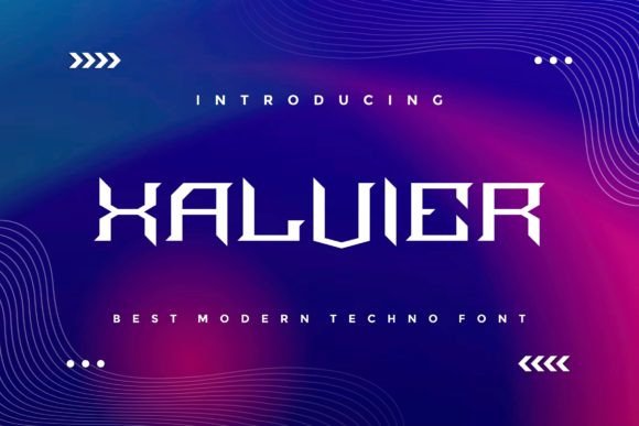 Xalvier: A Modern Display Font for Bold Campaigns
